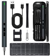 STREBITO Small Electric Screwdriver, 37-in-1 Mini Electric Screwdriver Kit, 3.7V Power Screwdrive...