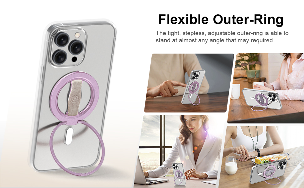 EWA MagSafe Cell Phone Ring Holder Kickstand