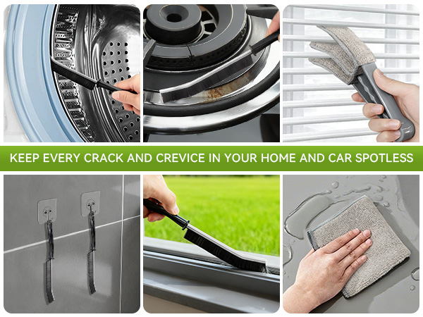 Crevice brush and accessories