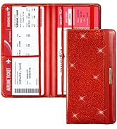 Bling Car Registration and Insurance Card Holder - Leather Vehicle Glove Box Automobile Documents...