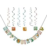 American Greetings Dinosaur Birthday Party Supplies, Banner Kit (7-Pieces)