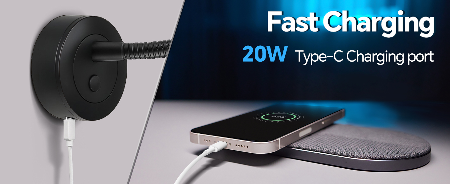 Fast Charging 20W Type-c Charging port