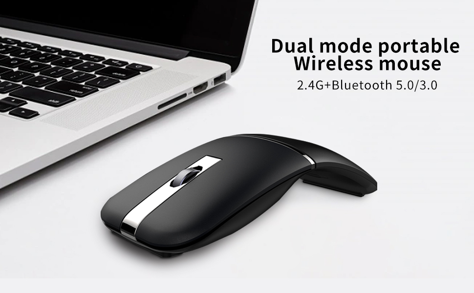 Dual mode portable Wireless mouse