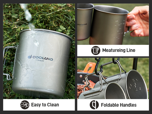 Titanium Pot with Camping Stove