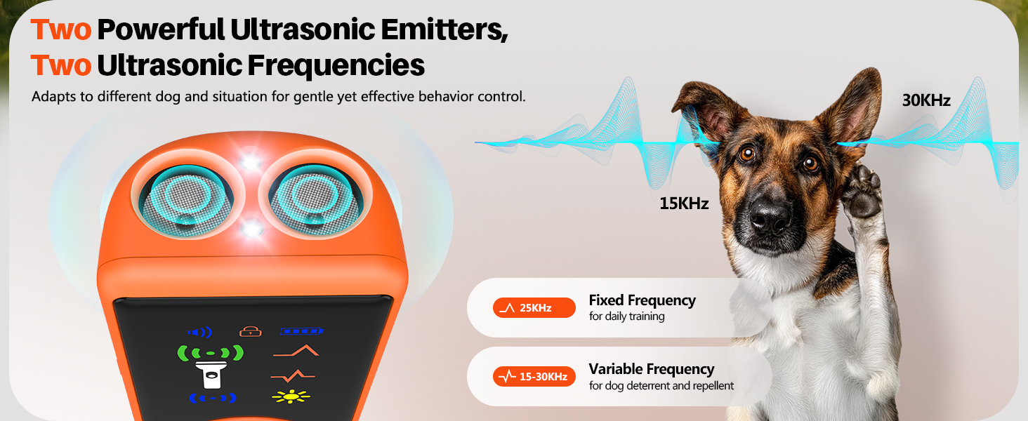 Two Ultrasonic Frequencies