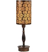 UMEXUS Rechargeable Cordless Table Lamp Small Battery Operated Lights Touch 3-Way Dimmable Antiqu...