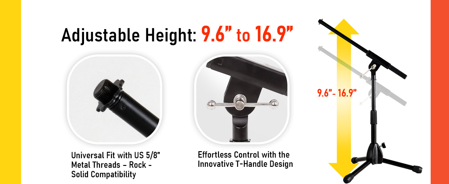 microphone holder desktop tabletop drum amp podcasting streaming gaming studio recording microfono
