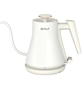 Onlicuf Electric Kettle, Gooseneck Electric Water Kettle for Pour Over Coffee & Tea, 0.8L Quick H...