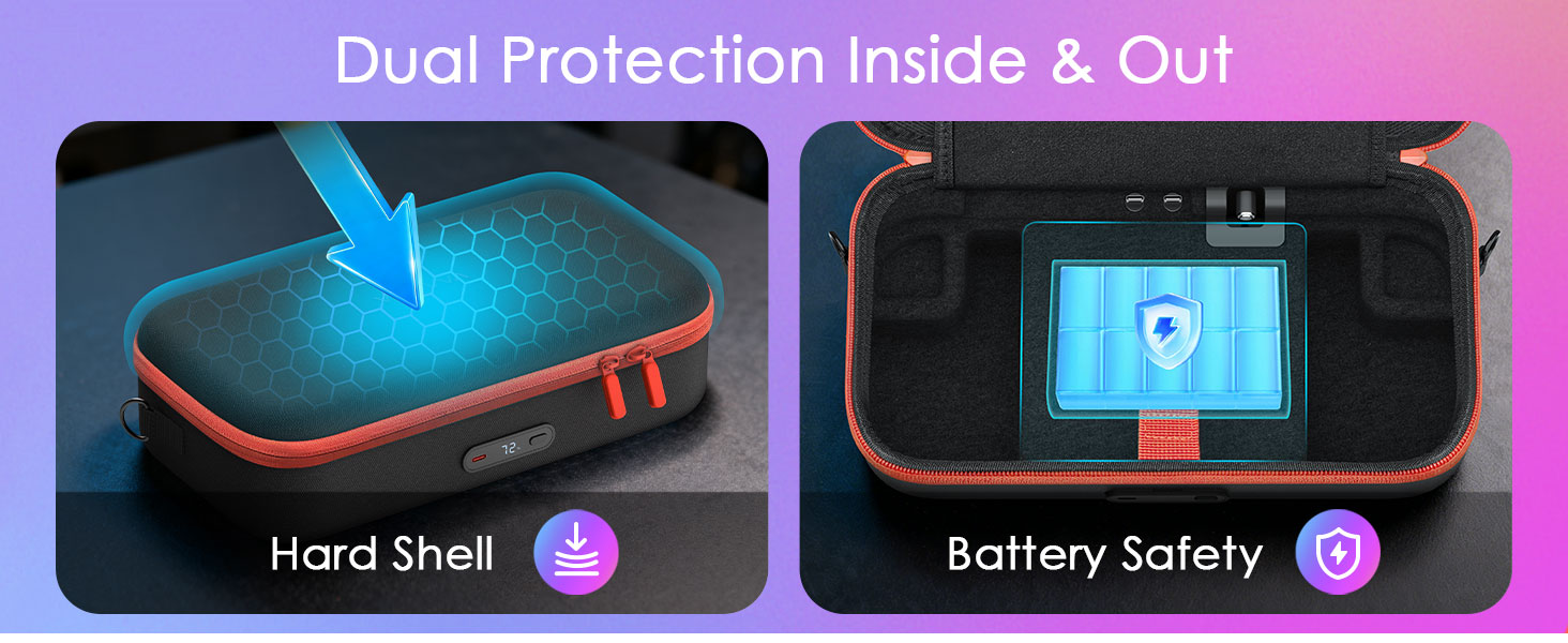Nintendo switch 2 charging travel case carrying battery charger wireless cordless bag