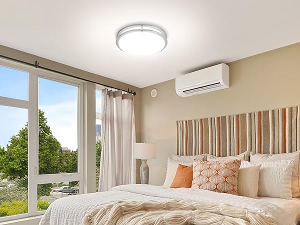 Flush Mount LED Ceiling Light Fixture