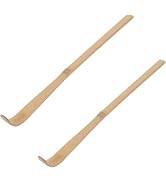 2Pcs Bamboo Matcha Scoop Brown Traditional Tea Ceremony Spoon for Matcha and Coffee | Durable Eco...