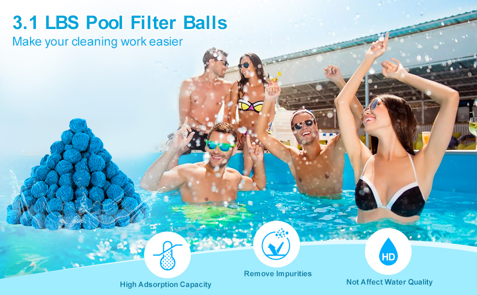 pool filter balls