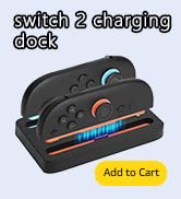CBDYWVR Charging Dock Compatible with Nintendos Switch 2,Switch 2 Joycon Charger for 2 Joycon,Joy...