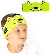 CozyPhones Kids Wireless Headphones Volume Limited with Thin Speakers & Super Soft Fleece Headban...