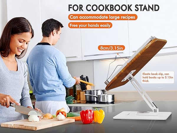 Used for cookbook holder
