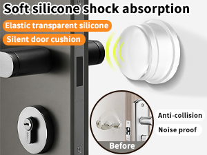 Absorb collision force to eliminate harsh door slamming noise