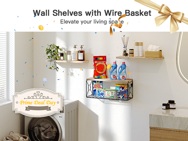 bathroom shelves