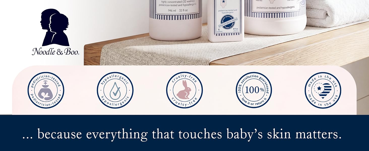 Noodle & Boo Baby Laundry Essentials Ultra-Safe Laundry Detergent