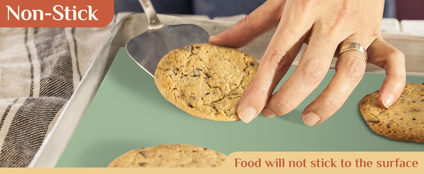 Food will not stick to the surface