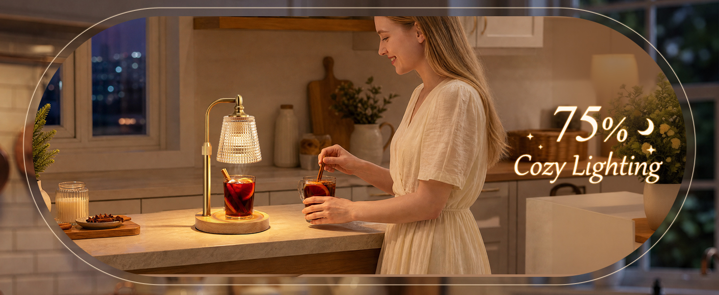 candle warmer lamp with timer