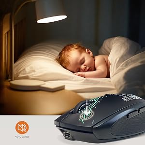 silent mouse quiet and noiseless click