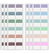 240 Pcs 1Inch Colored Book Sticky Index Tabs, Repositionable Page Tabs for Notebooks File Classif...