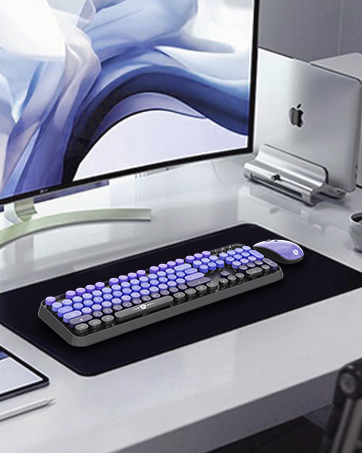 creamy keyboard and mouse wireless