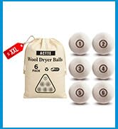 ACTTE Sheep Wool Dryer Balls 6 Pack XXL