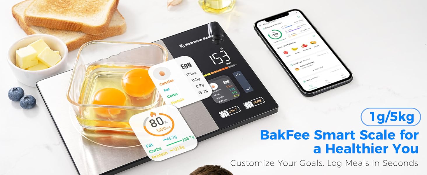 BakFee Nutrition Scale