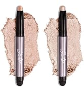 Julep Eyeshadow 101 Crème-to-Powder Waterproof Eyeshadow Stick Duo – Long-Lasting, Crease-Proof, ...