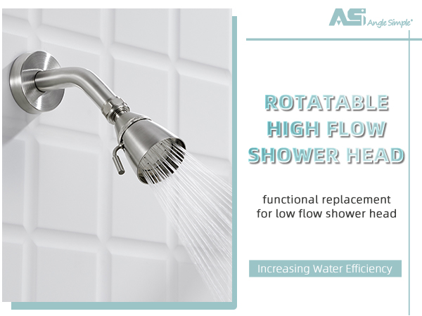 high flow shower head