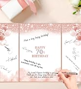 70th birthday guest book 70 birthday decorations for women