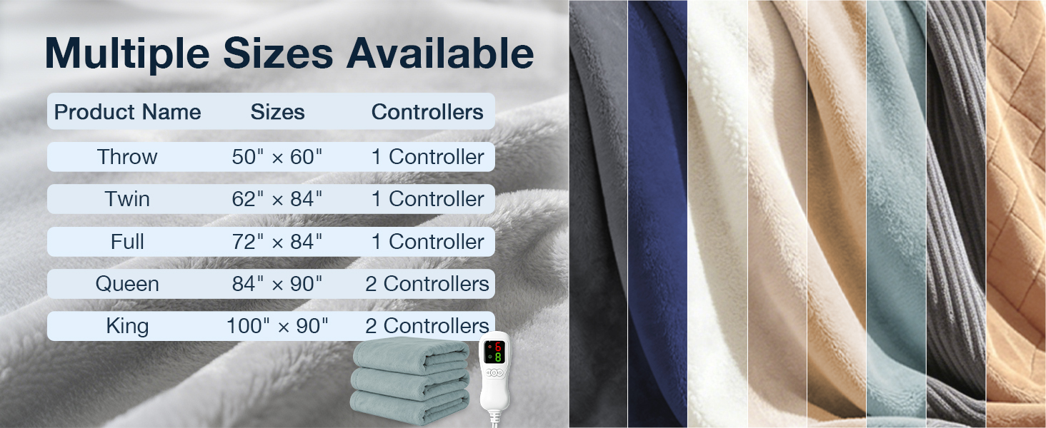 Heated Blanket-Gray