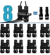 SUNVIE Low Voltage Wire Connector Fastlock2 Landscape Lighting Wire Connectors Waterproof Low Vol...