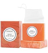 LIYALAN Kojic Acid Soap Bar Moisturizing Deep Cleansing for Face and Body Smooth Skin Care 140g x...