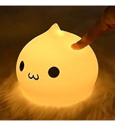 ZKLiLi Night Light for Kids, Cute Lamp Dumpling Light Birthday Gifts for Girls Boys, Kawaii Night...