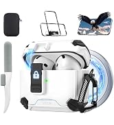 Maxjoy for AirPods 4 Protective Case 2024, AirPods 4th Generation Protective Case with Automatic ...