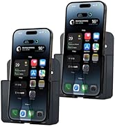 CEI&BPY Transparent Wall-Mounted Phone Holder with Adhesive and Nails Fits Most Phones Including ...