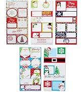 American Greetings Christmas Gift Tags Self-Adhesive, Holiday Designs (112-Count)