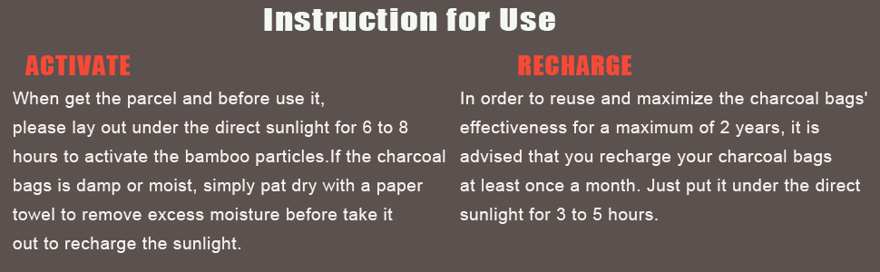 The instruction for use