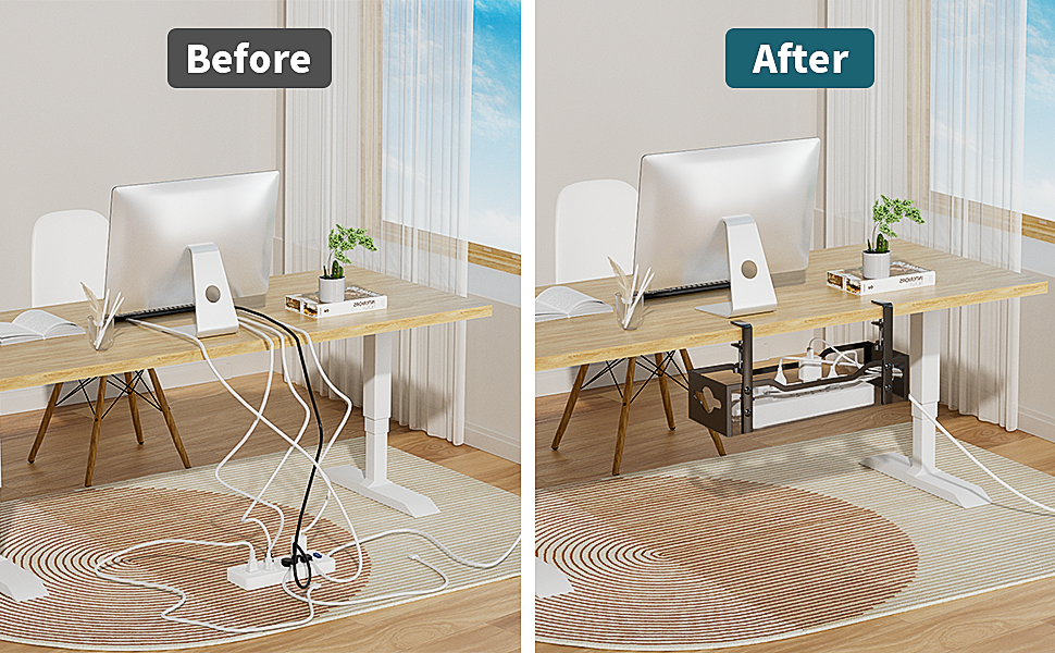 cable management under desk