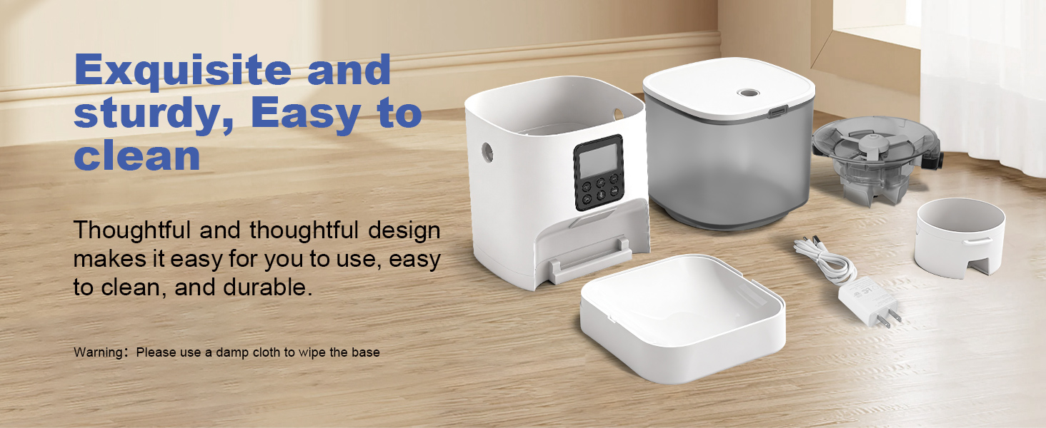 automatic cat feeder , exquisite and sturdy, easy to clean