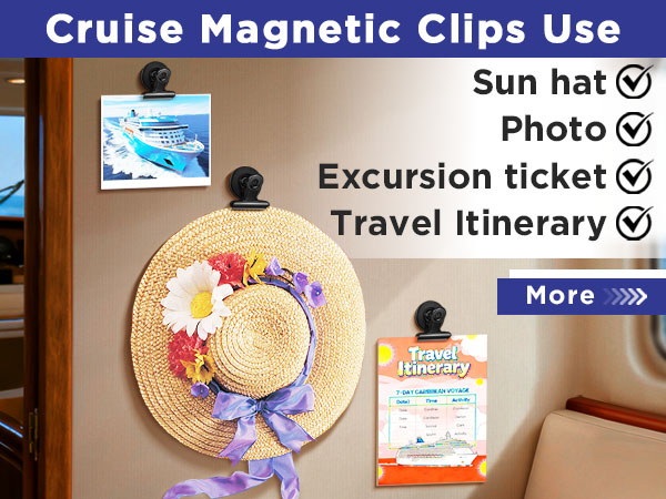 cruise clips for sun hat,photo,travel Itinerary