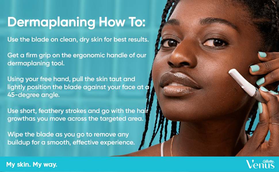Dermaplaning How-to-instructions