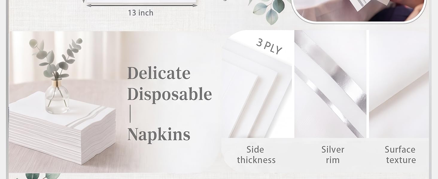 3-Ply disposable Napkins