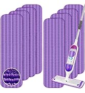 Reusable Mop Refills Pads for Swiffer PowerMop, 8 Pack Power Mop Refill Pads Microfiber Power Mop...