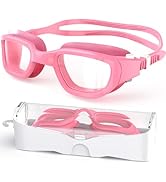 Zeligerstar Kids Swim Goggles,Swimming Goggles for Kids 6-14, Anti-Fog UV Protection Pool Goggles...