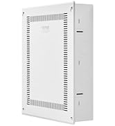 VEVOR Structured Media Enclosure, 17-Inch, Recessed in-Wall Media Box with Cover, Wall-Mount Cabl...