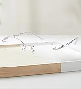 frameless reading glasses for men
