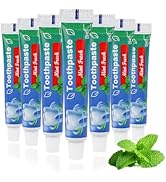 HAIFOTRVA 0.35 oz Bulk Travel Size Toothpaste,30 Tubes 10 Grams Extra Small Toothpaste Travel Siz...